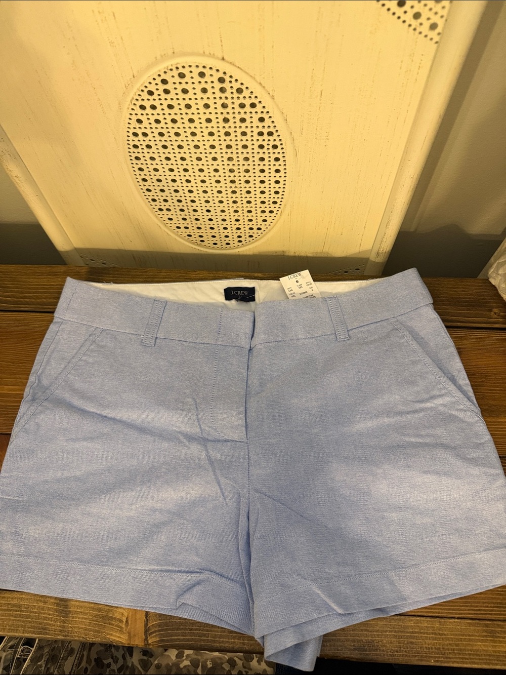 J. Crew Light Blue Women's Chino Bermuda Shorts
